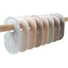 3 Sprouts - Divisori Guardaroba Neonato - Divisori per Armadio per Bambini e Bambini, Organizer per Vestiti per Bambini per Dimensione/età - Set da 8 - Coniglio