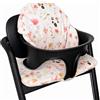 Ukje 3 cuscini compatibili con CYBEX Lemo - Spessore - Tessuto di cotone traspirante 100% cotone Oeko-Tex - Fodera impermeabile - Realizzato a mano in UE (Flowers)