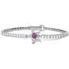 Mabina Gioielli - Bracciale Donna - Bracciale tennis stella con tormalina sintetica - 533650-M