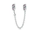YiRong Jewelry Catena di sicurezza in argento Sterling 925 con fermaglio, per braccialetti Pandora, Tutti (CC-1800)