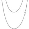 PROSTEEL Catena a Maglia Veneziana, Collana Uomo, Collana Donna, in Acciaio Inox Chirurgico, 2mm Larghezza, 46-76cm Lunghezza, Confezione Regalo Inclusa