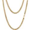 PROSTEEL Catena a Maglia Veneziana, Collana Uomo, Collana Donna, in Acciaio Inox Chirurgico, 6mm Larghezza, 46-76cm Lunghezza, Confezione Regalo Inclusa