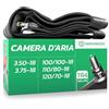 MoovMoov Camera d'Aria Moto 18 Pollici per Pneumatici 100/100-18, 110/80-18, 120/70-18, 3.50-18 e 3.75-18