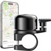 AirBell Pro - Campanello per bicicletta con tracker integrato per Apple Find My Network, alternativa AirTag (manubrio standard da 22,2 mm)