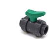 S&M 726606 Valvola Sfera Smontabile Filetto H-H 1/2, Nero