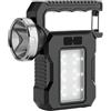 WELL HOME MOBILIARIO & DECORACIÓN Well Home Luce da Campeggio Solare Portatile USB 150 Lumen, Ricaricabile con Pannello Solare e USB-C - Frontale + Luce Laterale 12 LED