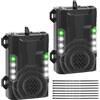 HUAJUEJUE 2X unità di sterminio a ultrasuoni - batterie di evasione di Topi sotto Il Coperchio, per Motori di Auto, Garage, soffitta, seminterrato, Magazzino, Protezione Auto