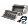 Calorique Pellicola Riscaldante a Infrarossi CALORIQUE NEO - Larghezza 100 cm - Copertura 1,0 m² - 150 W/m² - Riscaldamento Elettrico per Pavimento, Parete e Soffitto - Calore Uniforme - Basso Consumo