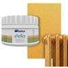 Bianca Stella Smalto per Termosifoni Resistente al Calore, Vernice per Riscaldamento a Base d'Acqua, Oro Metallizzato, Lucido, Antigraffio & Alta Copertura, 250ml