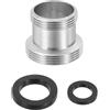 QUARKZMAN Adattatore Aeratore Rubinetto, M18 Maschio A M22 Maschio Con Guarnizione, Lunghezza 18mm