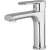 VALAZ Rubinetto Bagno Lavabo Cromo | Miscelatore Lavabo Bagno Acqua Fredda e Calda, Risparmio Acqua | Installazione Facile e Veloce | Ottone, Inossidabile, Elegante, Rotondo, Serie Turia