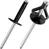 JIANDAXIN Rivetti ciechi in alluminio ad espansione tripla - Assortimento di rivetti bulbo per plastica o materiali morbidi (semi-nero, Ø4,8 x 20 x 16 mm - 50 pezzi)