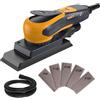 MAXXT Smerigliatrice elettrica senza spazzole 3.0 350W, velocità regolabile 4000-10000/Umin, freno automatico 2s, aspirazione automatica della polvere, superficie abrasiva 198x70mm, 10 fogli abrasivi
