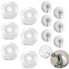Eiyptzbqm 12 Pezzi Rosette Per Termosifoni Set Copri Tubi Termosifoni Muro Copritubo Termosifone Scatto Nascondi Attacchi Copertura per tubi idraulici da 10-25 mm e 30-50 mm per bagno, cucina e riscaldamento