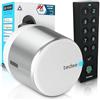 tedee GO2 Alu Serratura Smart Retrofit con Impronta Digitale e Codice PIN | Sblocco Automatico | Serratura Elettronica Senza Cambio Cilindro | Compatibile con Matter, Alexa, Google Home, Apple HomeKit