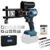 FormiPow Pinza crimpatrice idraulica compatibile con Makita da 18 V batteria, 60 KN, Testa di Serraggio Girevole A 360°, pinza elettrica a crimpatura, 16 - 300 mm², pinza crimpatrice per capicorda