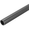 sourcing map Tubo rotondo rigido in PVC da 2 cm, diametro interno 15,4 mm, diametro esterno 20 mm, alto impatto, 30,5 cm, per tubi dell'acqua, acquari, acquari, serre da giardino, grigio