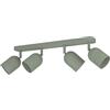 Eglo Tilston - lampada da soffitto a 4 luci, faretto per soggiorno in