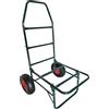 Relaxdays Carrello da Trasporto Relaxdays, Pieghevole, HBT: 102x50x37 cm, Ruote pneumatiche, Fino a 80 kg, Acciaio, Verde