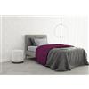 Italian Bed Linen Completo letto 100% Cotone TRENDY CHIC, Piazza e Mezza, Fucsia