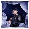 Herding Cuscino Decorativo, Wednesday 40 x 40 cm, Per Decorare e da Coccolare, Poliestere, Nero