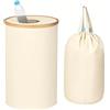 Relaxdays Contenitore per Bottiglie vuote Relaxdays 100 l, Sacco Lavabile, HD: 75x40 cm, con Coperchio, Oxford, Colore
