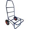 Relaxdays Carrello Piattaforma Pieghevole Relaxdays, HLP: 102x50x37 cm, Ruote pneumatiche, Fino a 80 kg, Acciaio, Blu