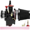 ZSDTRP Kit di carburatore 21 24 26 28 30 32 34MM Carburatore da corsa universale 2T 4T con filtro ad aria, tubo di ammissione, spruzzatori per moto da corsa 75cc - 125cc Dirt Pit Bike ATV (30MM)