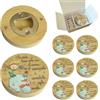 Regalami Set 6 Bomboniere Stappa Bottiglie Magnetico in Legno Confezione Completa con Scatola, Portaonfetti e Biglietto a tema (Piccolo Principe)