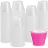XpressPak Bicchieri di plastica usa e getta per medicinali, 200 pezzi, 30 ml, 30 cc, non sterili, dosatori per medicinali liquidi, epossidici e pillole