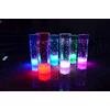 PRECORN Set di 2 bicchieri da long drink illuminati a LED, in plastica, 400 ml, per feste, matrimoni, Capodanno