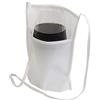 generico 20 (venti) pezzi Porta bicchiere bicchieri da collo per degustazione in TNT 80 gr 18 x 22 x 10 cm (Bianco)