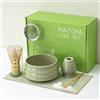 Generic Set per cerimonia del tè Matcha tradizionale, 7 pezzi - Include ciotola Matcha, supporto per frusta Matcha, frusta e cucchiaio Matcha, filtro, accessori Matcha per gli amanti del Matcha (verde chiaro