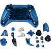 OUTLETISSIMO® Kit Scocca Completa di Ricambio con Tasti e Analogici per Controller Xbox One - Blu Cromato