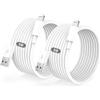 BSTOEM Cavo Per IPhone Originale Per Apple Certificato MFi,Cavetto USB Lightning Ricarica 2Pezzi 3M+3M Per iPhone 14/13/12/11/Pro/Pro Max/Min/XR/XS/X 8/7/6s/6/5/Plus/SE/SE 2/iPad Mini 4 caricatore cavi