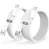 BSTOEM Cavo For IPhone Originale Per Apple Certificato MFi,Cavetto USB Lightning Ricarica 2Pezzi 1M+2M Per iPhone 14/13/12/11/Pro/Pro Max/Min/XR/XS/X 8/7/6s/6/5/Plus/SE/SE 2/iPad Mini 4 caricatore cavi