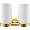 Duravit Starck T Gobelet à dents, double, montage mural, 0099483400, 0099483400
