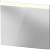 Duravit lumière et miroirs Best Miroirs avec éclairage LED, champ lumineux en haut, miroir chauffant, hauteur 700mm, blanc mat, LM7856D00000000, LM7856D00000000