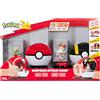 Pokémon Surprise Attack Game - Larvitar e Scorbunny da 5,1 cm con Poké Ball e Ultra Ball + 6 dischi d'attacco