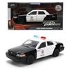 Jada Fast e Furious FORD CROWN VICTORIA modello auto Police - Diecast Model scala 1/32 - Lunghezza 12cm