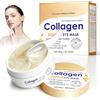 Probuk 60 Pezzi Maschera Occhi Collagene Anti-Cerchi Anti-Età Idratante e Rassodante,Patch Occhi Gel Adesivo per Ridurre Rughe e Occhiaie, Migliora e Rassoda Pelle degli Occhis,Contorno Occhis Idratante