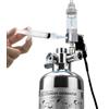 Clscea Generatore di CO2 per acquario, 1 litro, kit reattore di anidride carbonica in acciaio inox con valvola solenoide regolatore per piante d'acquario (G600SMini), kit per acquario CO2