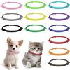 dinghaole 12 collari identificativi per cuccioli, collari regolabili per cuccioli, collari in morbido nylon per gattini con fibbia di sicurezza, fasce per cuccioli appena nati forniture per cani e