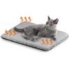 MOCOBO Coperta riscaldante per cani e gatti, 60 x 40 cm, coperta termica, lavabile, fondo antiscivolo, colore crema