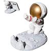 JOZMMZEOOA Astronauta Supporto Telefono,Universale per Porta Cellulare da Tavolo Carino in Piedi Scrivania Supporto Tavolo Portatile Appoggia Telefono,per Iphone Support Tavolo