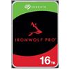 Seagate IronWolf Pro 16TB, Enterprise interna HDD NAS, per RAID NAS, CMR, 3,5-inch, SATA, 6Gb/s, 7200 RPM, 256 MB cache, FFP, Data Rescue Service (ST16000NTZ01)