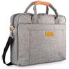 DOB SECHS Borsa Porta PC 17 Pollici, Borsa Lavoro Cartella Borse 17.3 Pollici Impermeabile Computer PC Portatile per Donna Uomo Insegnanti Viaggio Lavoro Università Scuola, Grigio