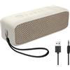 NOBIS Cassa Bluetooth 20W, Cassa Bluetooth Portatile IP68, Fino A 24H Di Riproduzione, Accoppiamento TWS, Bluetooth 6.0, Modalità EQ, Chiamate Vivavoce Con Controllo App Per Esterno e Casa
