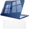 FINTIE Cover Compatibile con MacBook Neo 13 Pollici A3404 (A18 Pro Chip, 2026) - Ultra Sottile Trasparente Custodia Rigida Protettivo Guscio Rigido Case + Copritastiera, Indaco