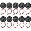 EMSea 10 Pz 2 W 8 Ohm Magnete Interno Altoparlante 28mm Rotondo Mini Altoparlante Per Elettronica FAI DA TE Giocattoli Radio Intercom Altoparlanti Multimediali Mini Box Altoparlanti